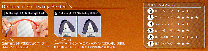 SWANS Gullwing FLEX Series tBbg